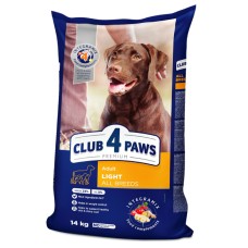 Club 4 Paws Premium Light All Breeds Сухий корм для дорослих собак усіх порід схильних до повноти