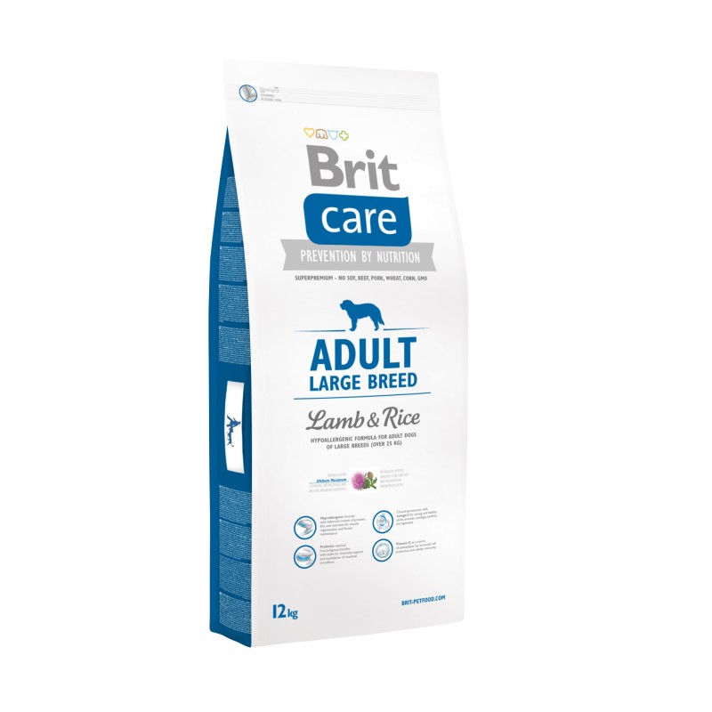 Brit Care Dog Adult Large Breed Lamb and Rice Сухий корм для дорослих собак великих порід з ягнятком та рисом