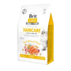 Brit Care Cat Adult Grain-Free Haircare Healthy and Shiny Coat Беззерновий сухий корм для підтримки вовни у дорослих кішок