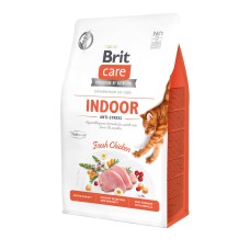 Brit Care Cat Adult Grain-Free Indoor Anti-Stress Беззерновий сухий корм для дорослих котів зі стресом