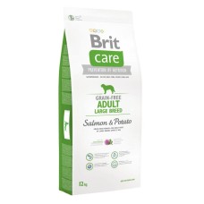 Brit Care Grain-Free Dog Adult Large Breed Salmon and Potato Беззерновий сухий корм для дорослих собак великих порід з лососем та картоплею