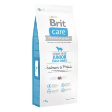 Brit Care сухий корм для цуценят великих порід з лососем і картоплею