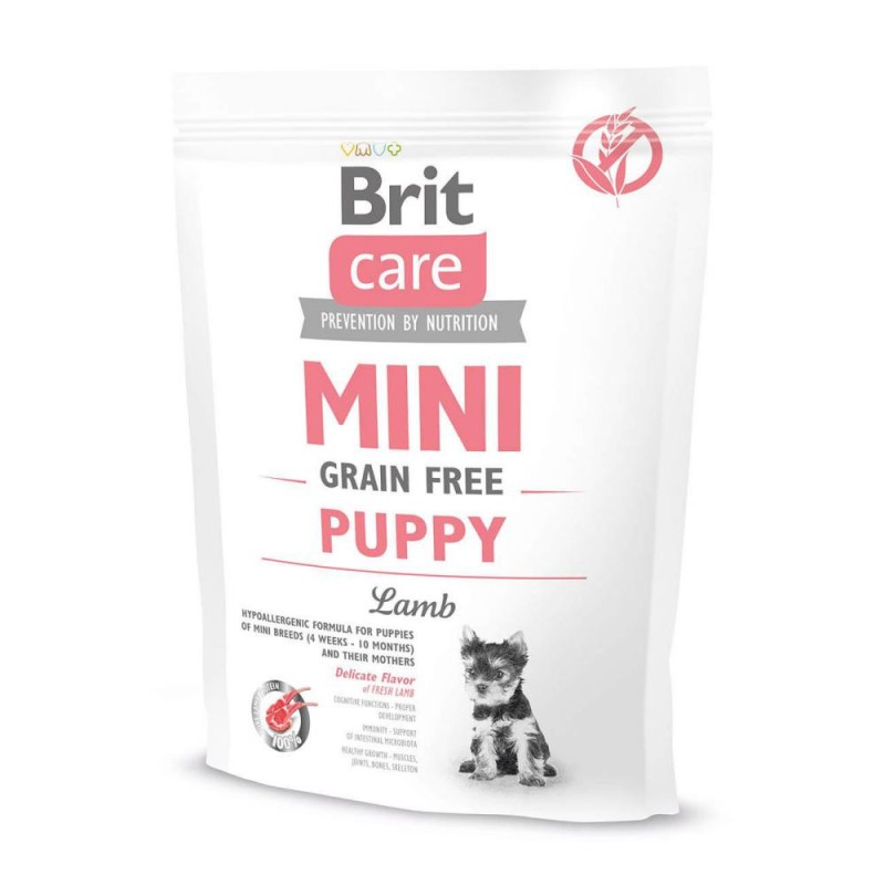 Brit Care Grain-Free Dog Puppy Mini Lamb Беззерновий сухий корм для цуценят дрібних порід з ягнятком