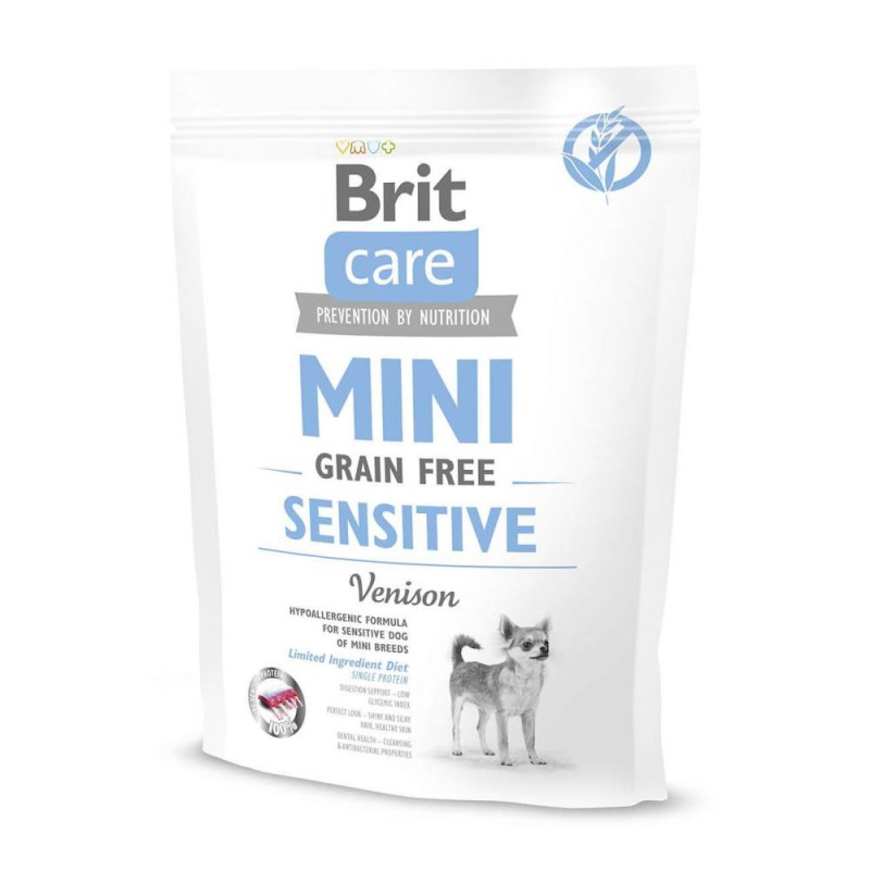 Brit Care Grain-Free Dog Adult Mini Sensitive Беззерновий сухий корм для дорослих собак дрібних порід із чутливим травленням