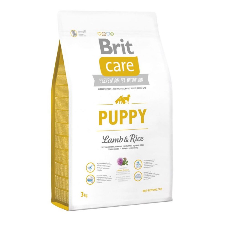 Brit Care Dog Puppy Lamb and Rice Сухий корм для цуценят з ягнятком та рисом