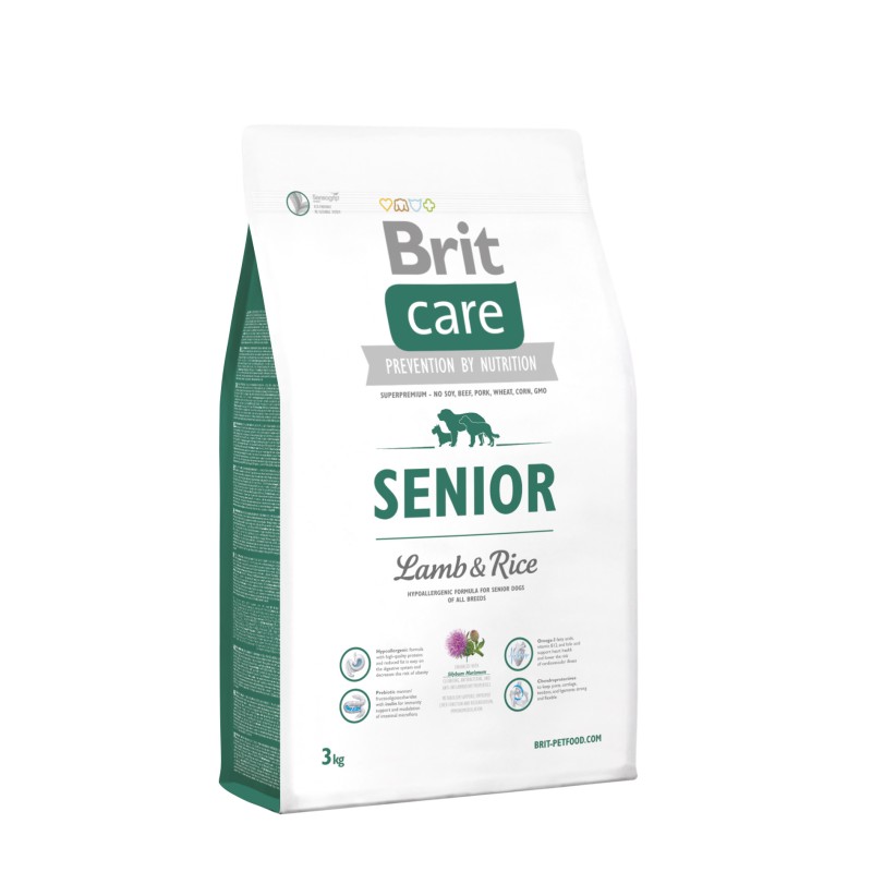 Brit Care Dog Senior Lamb and Rice Сухий корм для літніх собак з ягнятком та рисом