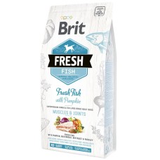Brit Fresh Adult Large Breed Fish and Pumpkin Беззерновий сухий корм для дорослих собак великих порід з рибою та гарбузом