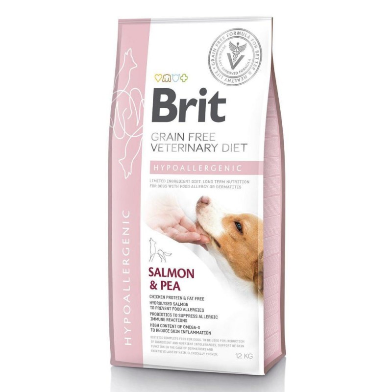 Brit GF Veterinary Diets Dog Hypoallergenic Лікувальний корм для дорослих собак