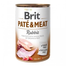 Brit Pate and Meat Rabbit Консерви для дорослих собак із кроликом