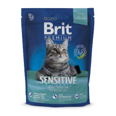 Brit Premium Cat Adult Sensitive Сухий корм для дорослих кішок з чутливим травленням