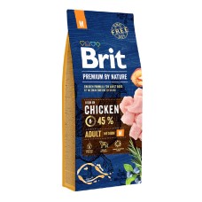 Brit Premium Dog Adult Medium Breed Chicken Сухий корм для дорослих собак середніх порід із куркою