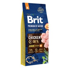 Brit Premium Dog Junior Medium Breed Chicken Сухий корм для цуценят середніх порід з куркою