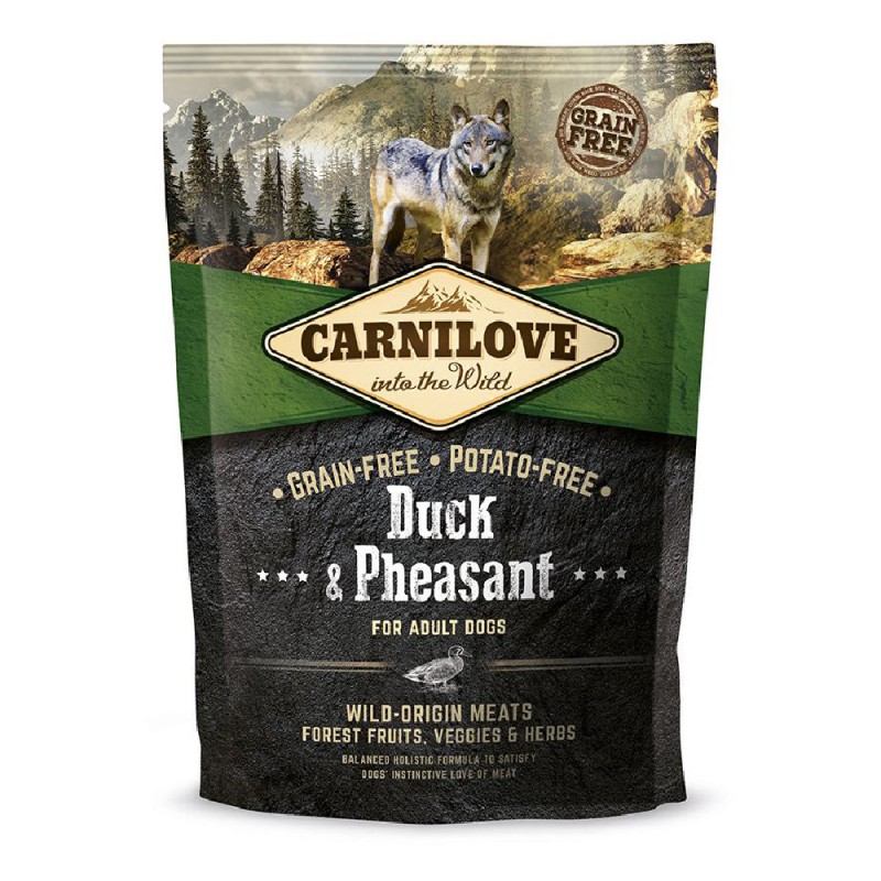 Carnilove Dog Adult Duck and Pheasant Беззерновий сухий корм для дорослих собак з качкою та фазаном