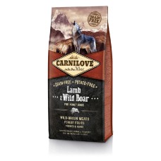Carnilove Dog Adult Lamb and Wild Boar Беззерновий сухий корм для дорослих собак з ягнятком та диким кабаном