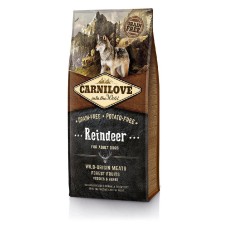 Carnilove Dog Adult Raindeer Беззерновий сухий корм для дорослих собак з північним оленем