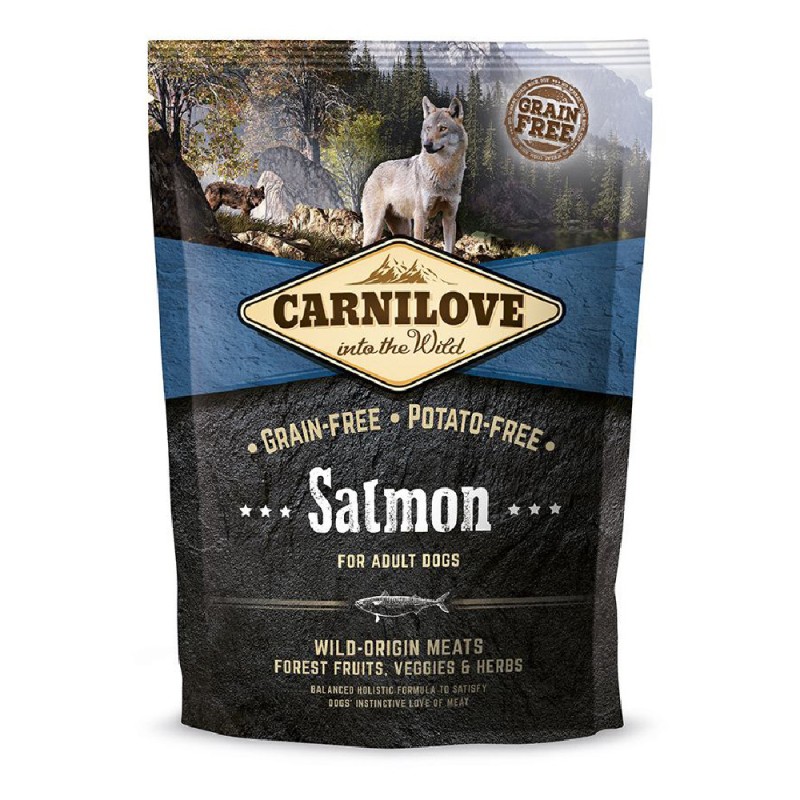 Carnilove Dog Adult Salmon Беззерновий сухий корм для дорослих собак з лососем