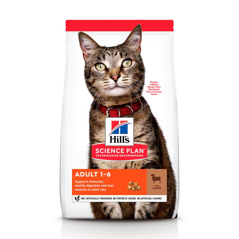 Hills Science Plan Feline Adult Lamb Сухий корм для дорослих кішок з ягнятком