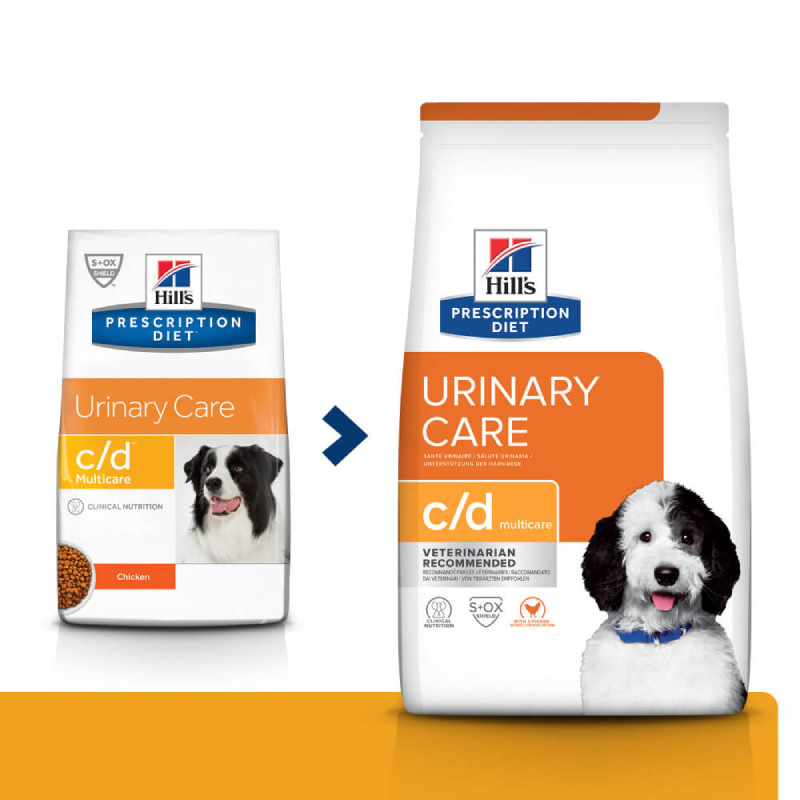 Hills Prescription Diet Canine c/d Urinary Care Multicare Лікувальний корм для дорослих собак при сечокам'яній хворобі
