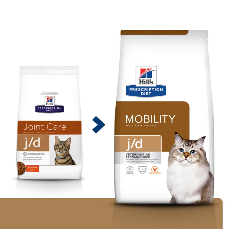 Hills Prescription Diet Feline j/d Joint Care Лікувальний корм для дорослих кішок при захворюваннях суглобів