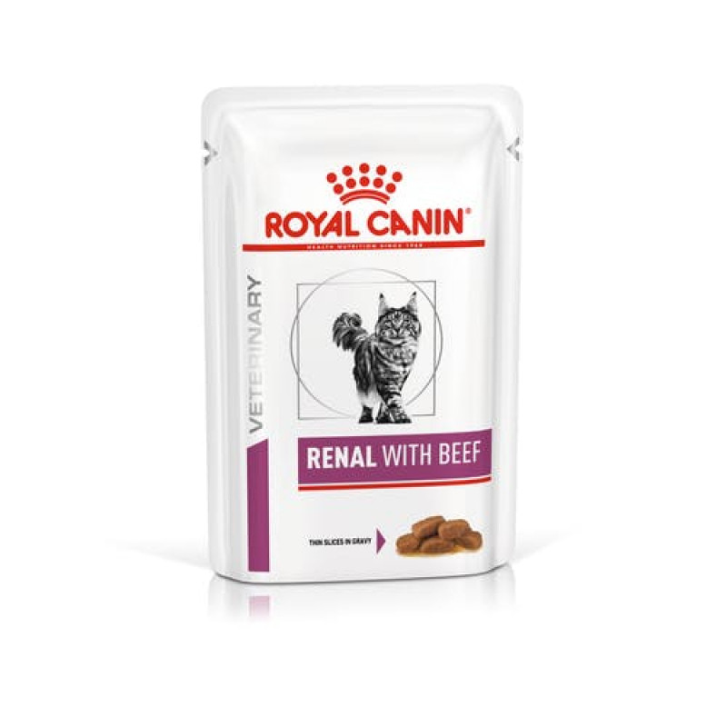 Royal Canin Renal Feline Beef Лечебные консервы для взрослых кошек
