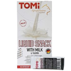 TOMi Liquid Snack Milk & Taurin Рідкі ласощі для дорослих кішок з молоком та таурином