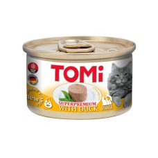 TOMi Duck Консерви для дорослих кішок з качкою у банці