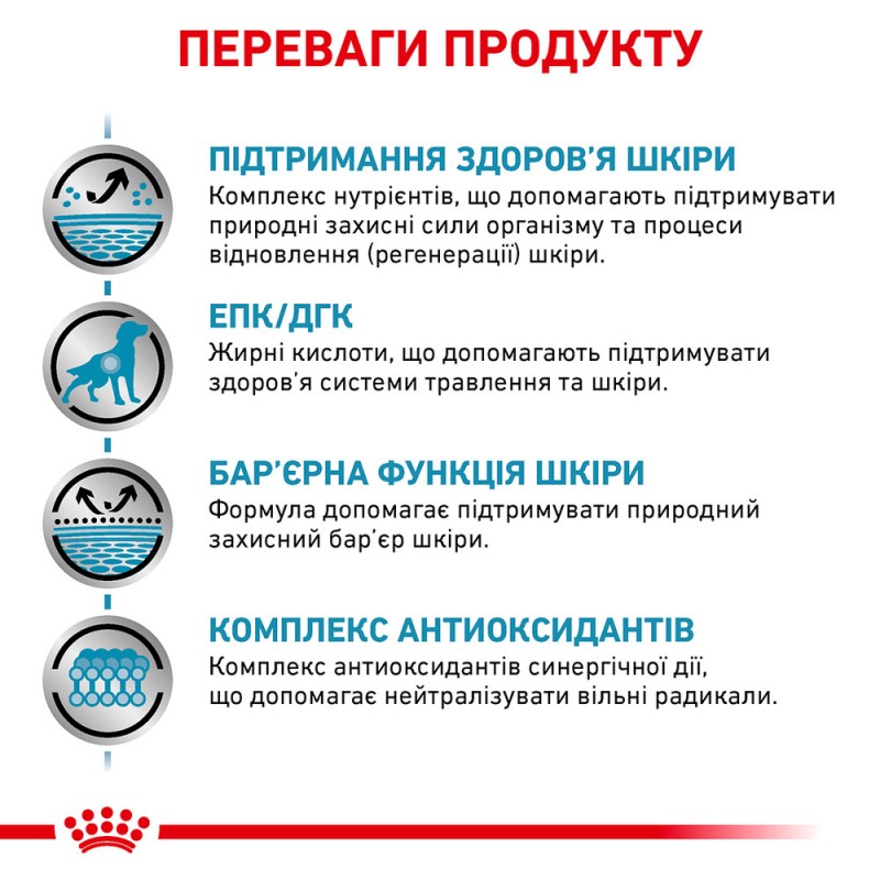 Royal Canin Skin Support Dog Canine Лікувальний корм для собак