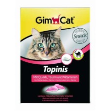 GimCat Topinis Вітамінні мишки для котів з сиром для мікрофлори кишечника