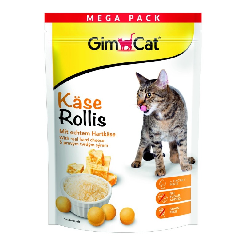 GimCat Kase-Rollis Загальнозміцнюючий комплекс вітамінів для кішок із сиром