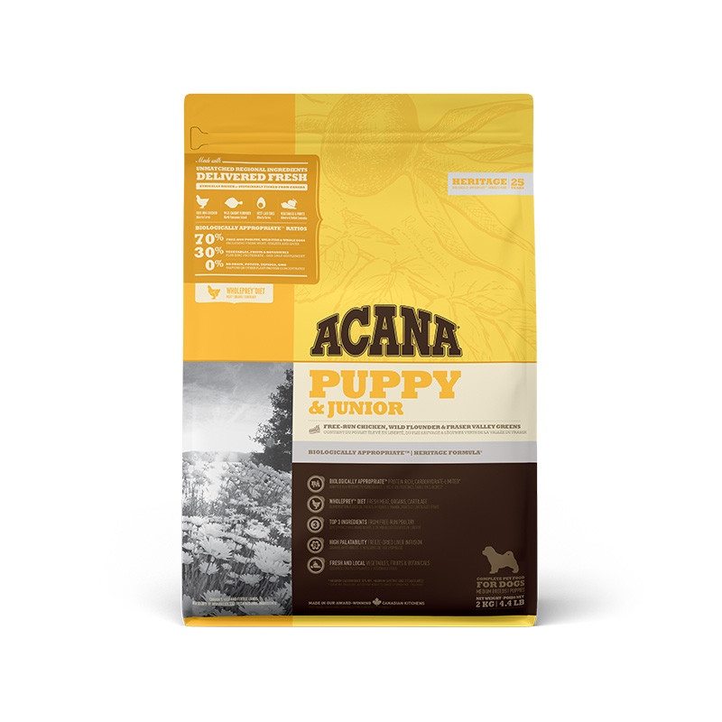 Acana Heritage Puppy and Junior Сухий корм для цуценят середніх порід