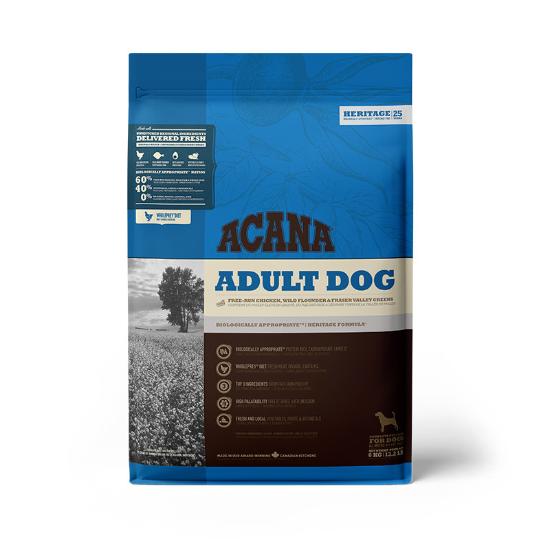 Acana Heritage Adult Dog Сухий корм для дорослих собак усіх порід
