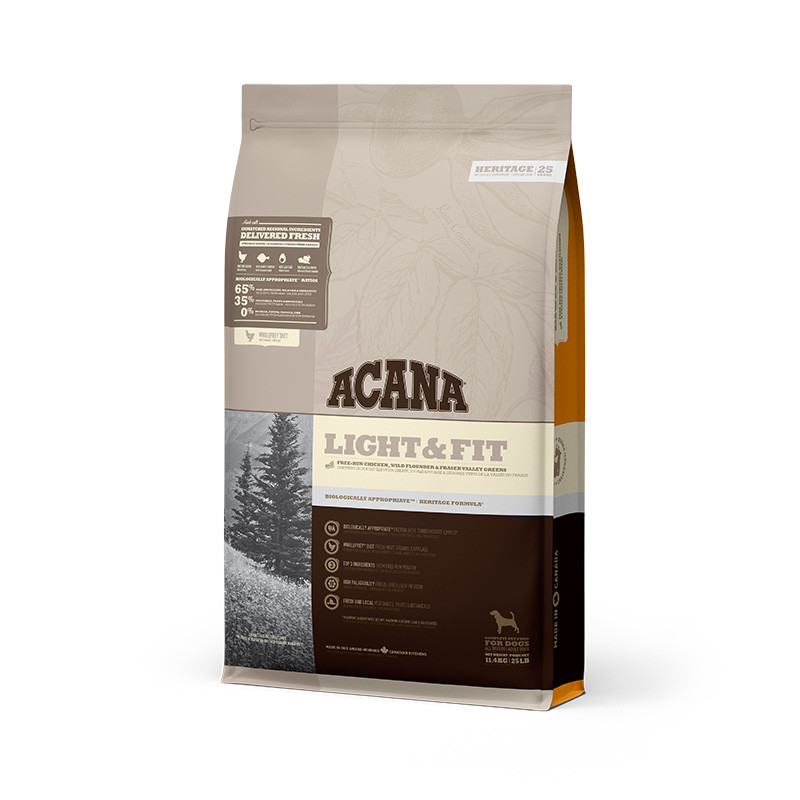 Acana Heritage Light and Fit Сухий корм для собак з надмірною вагою