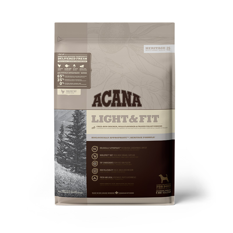 Acana Heritage Light and Fit Сухий корм для собак з надмірною вагою