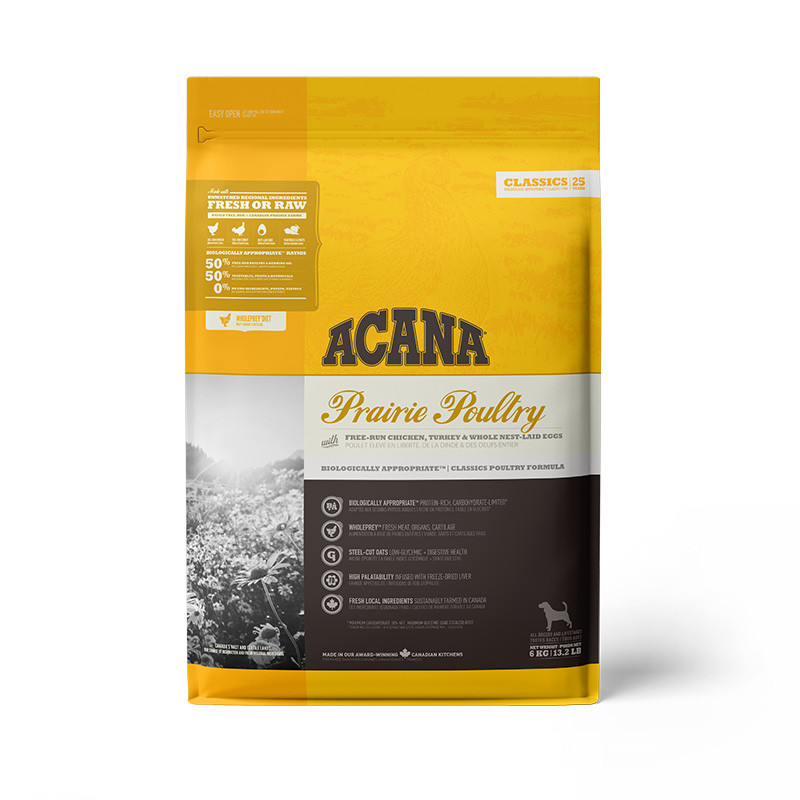 Acana Classics Prairie Poultry Сухий корм для собак усіх порід та вікових груп