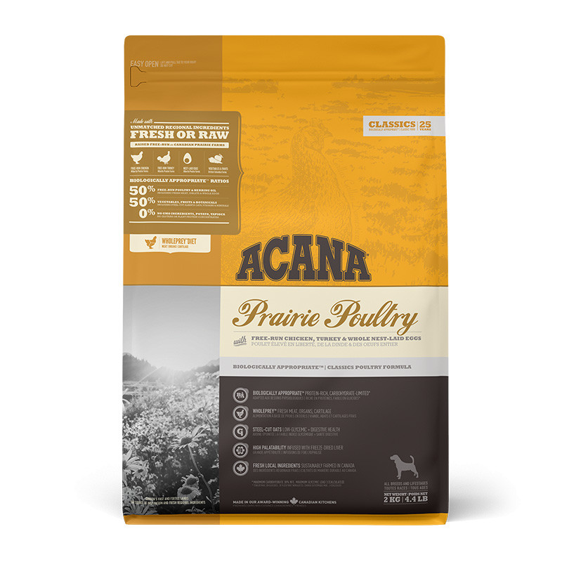 Acana Classics Prairie Poultry Сухий корм для собак усіх порід та вікових груп