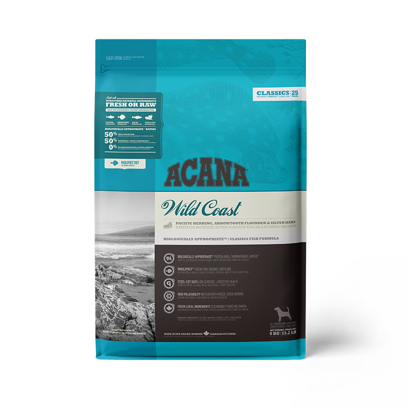 Acana Classics Wild Coast Сухий корм для собак усіх порід та вікових груп