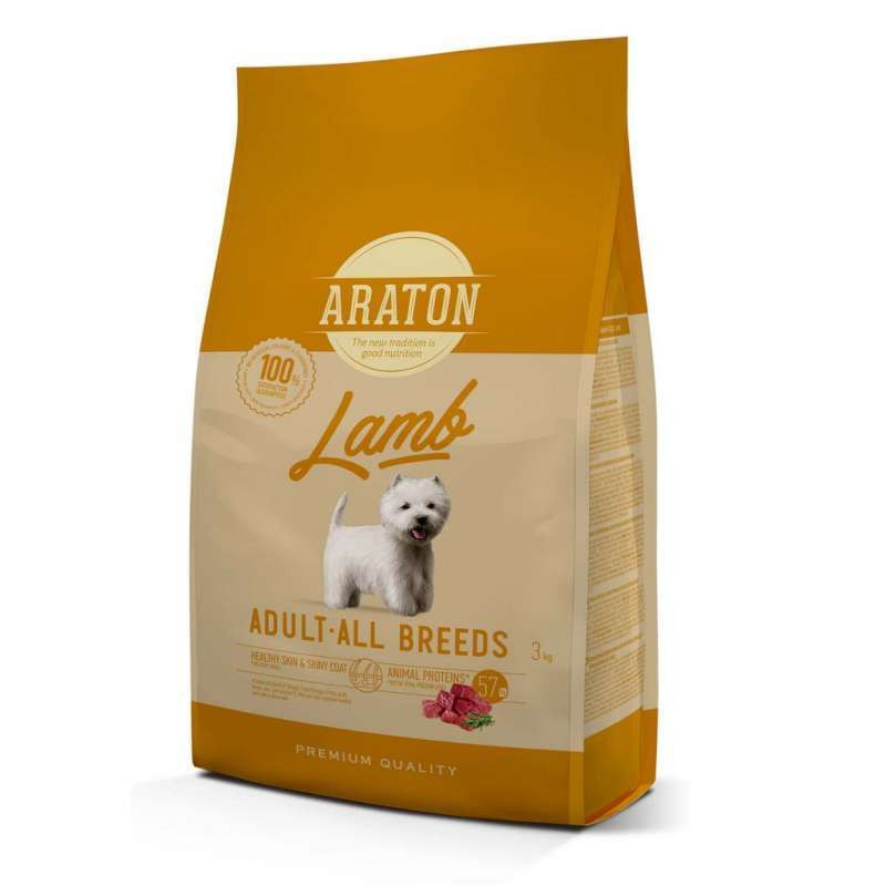 Araton Dog Adult Lamb & Rice All Breeds Сухий корм для дорослих собак усіх порід з ягнятком та рисом