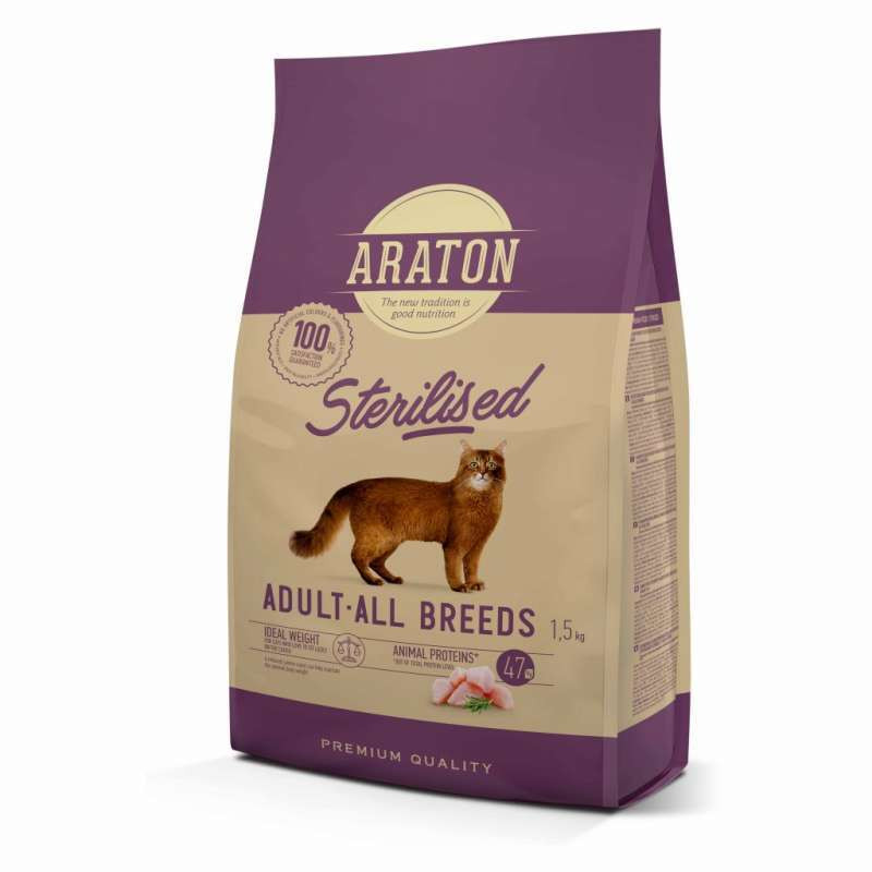 Araton Cat Adult Sterilised Сухий корм для стерилізованих кішок