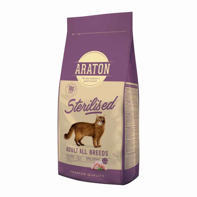 Araton Cat Adult Sterilised Сухий корм для стерилізованих кішок