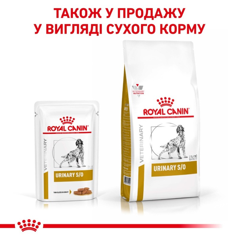 Royal Canin Urinary S/O Dog Canine Gravy Лікувальні консерви для собак