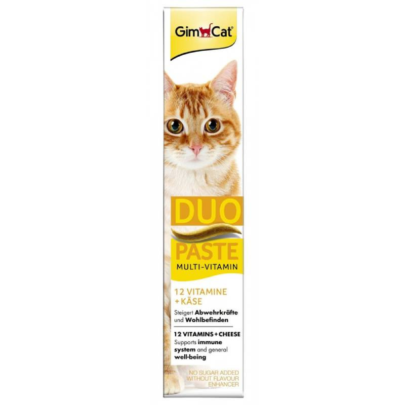 GimCat Multi-Vitamin Duo-Paste Мультивітамінна паста для кішок із сиром