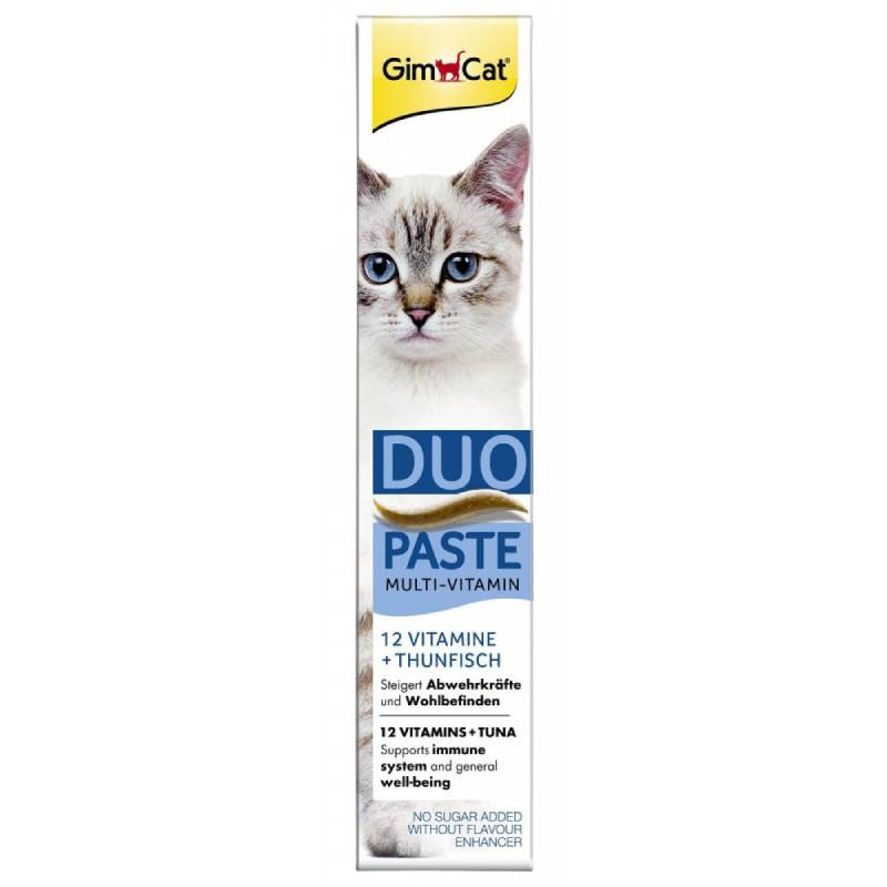 GimCat Multi-Vitamin Duo-Paste Мультивітамінна паста для кішок з тунцем