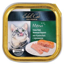 Edel Cat Паштет для дорослих кішок з кроликом