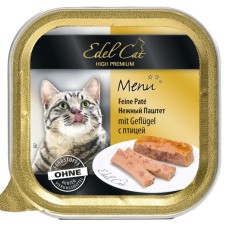 Edel Cat Паштет для дорослих кішок з птахом