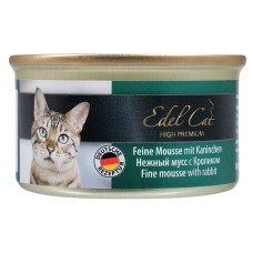 Edel Cat Ніжний мус для дорослих кішок з кроликом