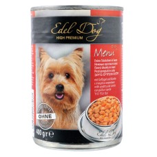 Edel Dog Консерви для дорослих собак з птахом та морквою в соусі