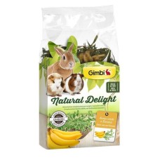 GimBi Natural Delight Трав'яний мікс для гризунів з вівсом та бананом