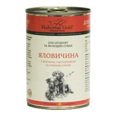 Hubertus Gold Junior Консерви для цуценят з яловичиною яблуком та пастернаком