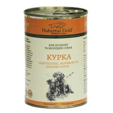 Hubertus Gold Junior Консерви для цуценят з куркою картоплею та морквою