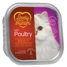 Lovely Hunter Cat Adult Sterilised Poultry Консерви для стерилізованих кішок з домашнім птахом